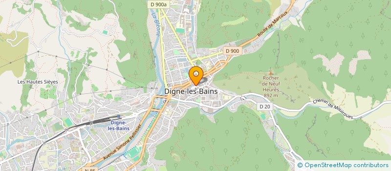 localisation de l'entreprise MAHEL à DIGNE-LES-BAINS