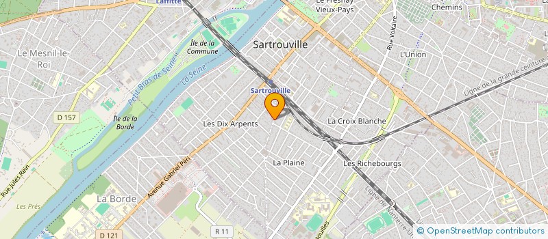 localisation de l'entreprise MAHELIA  CROISSY-SUR-SEINE