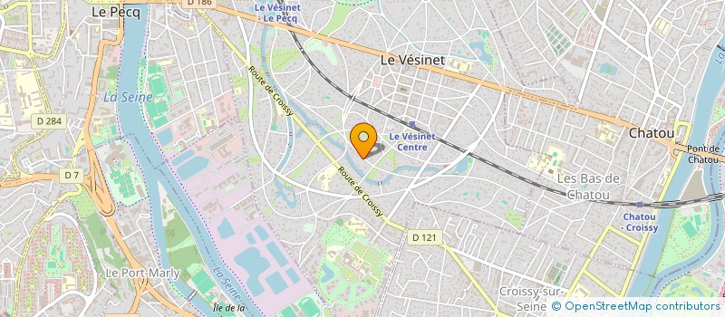 localisation de l'entreprise MAHELISA  LE VESINET