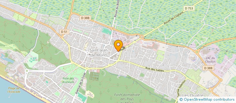 localisation de l'entreprise MAHELOA  SAINT-JEAN-DE-MONTS