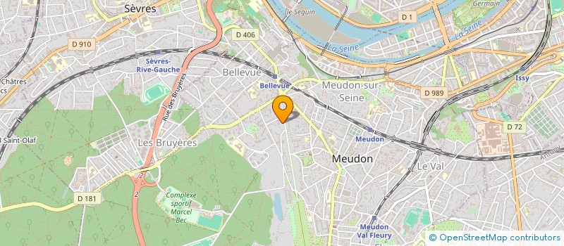 localisation de l'entreprise MAHERA  MEUDON