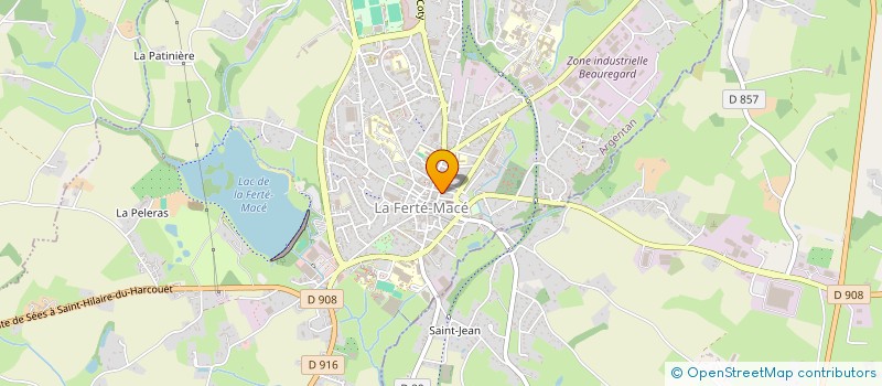 localisation de l'entreprise MAHERAULT CONCEPT ET CONSTRUCTIONS à LA FERTE MACE