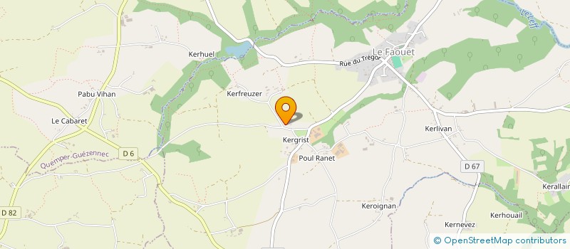 localisation de l'entreprise MAHERMINE  LE FAOUET