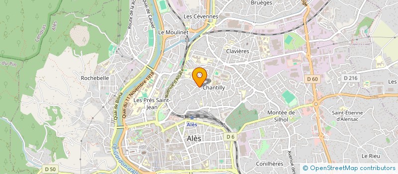 localisation de l'entreprise MAHERO  ALES