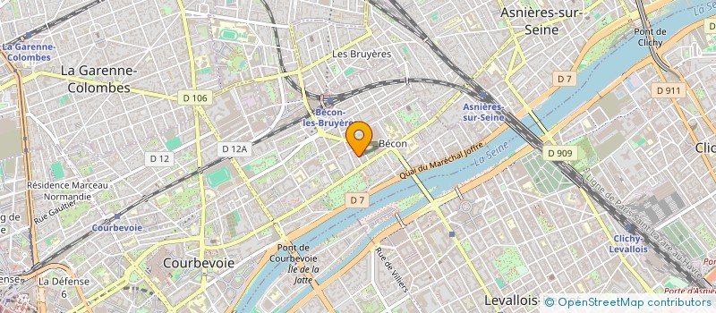 localisation de l'entreprise MAHESTRIA CONSULTING à COURBEVOIE