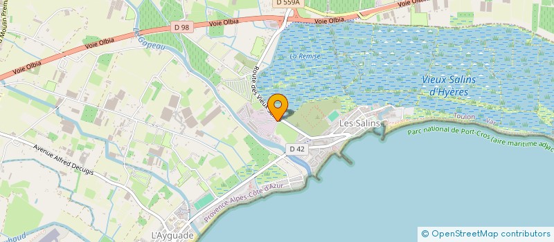 localisation de l'entreprise MAHESUN à HYERES
