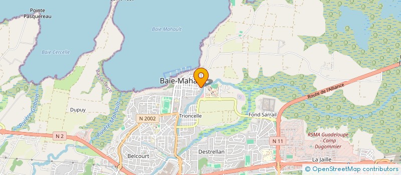 localisation de l'entreprise MAHESVARA  BAIE MAHAULT