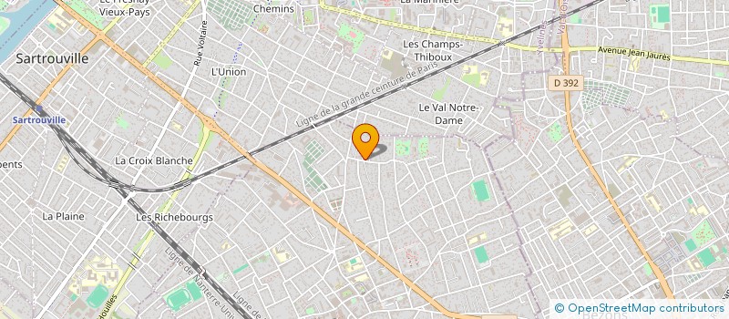 localisation de l'entreprise MAHESYLI  HOUILLES