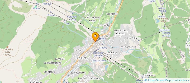 localisation de l'entreprise MAHFAM à LES GETS