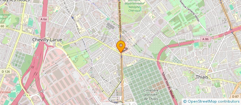 localisation de l'entreprise MAHG SECURITE PRIVEE à CHEVILLY-LARUE
