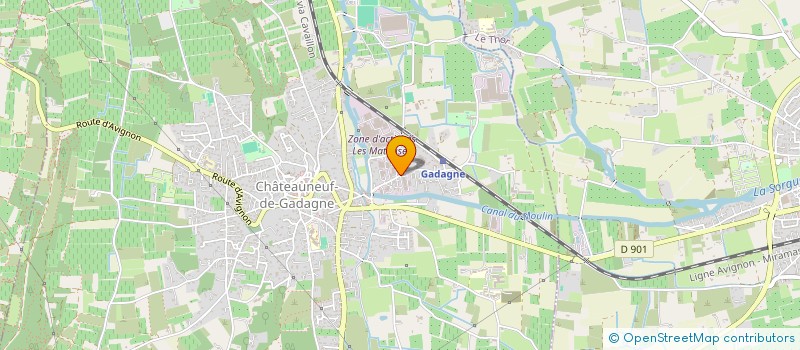 localisation de l'entreprise MAHI KA  CHATEAUNEUF-DE-GADAGNE