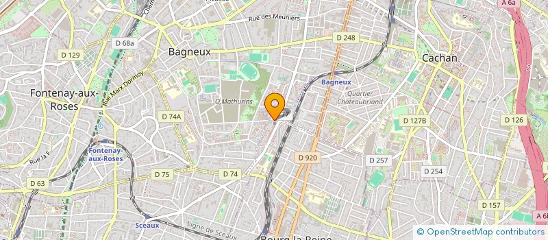 localisation de l'entreprise MAHIB MEDIACOM  BAGNEUX