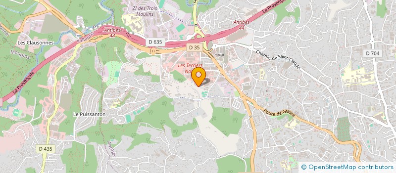 localisation de l'entreprise MAHIEU INVESTISSEMENTS à ANTIBES