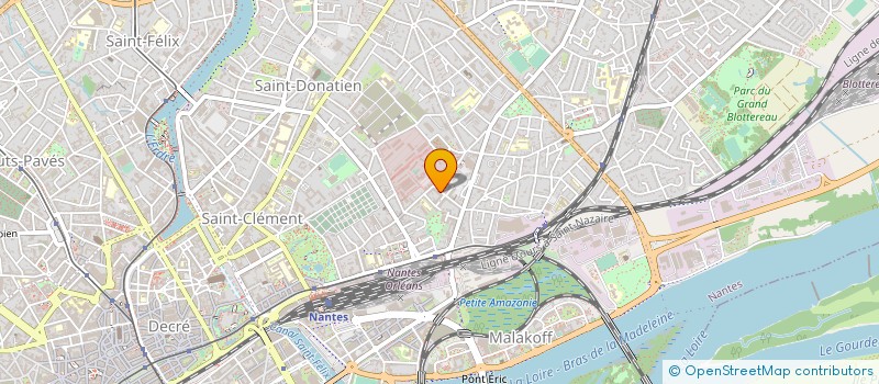 localisation de l'entreprise MAHIEUX à NANTES