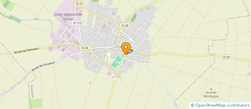 localisation de l'entreprise MAHIN à PUISEAUX