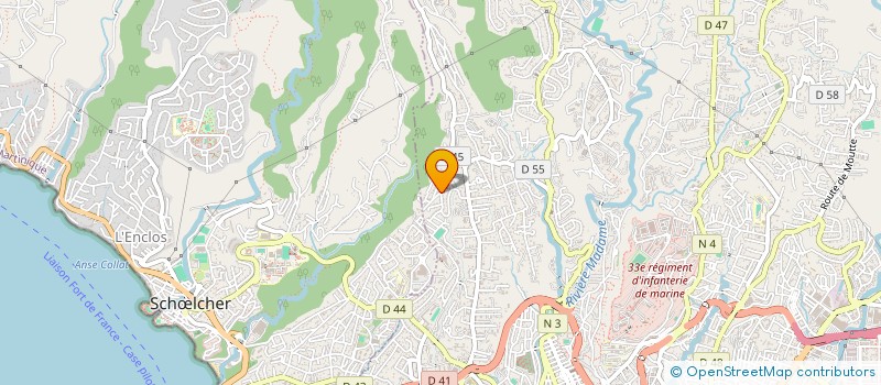 localisation de l'entreprise MAHIN'ART PRODUCTION  FORT-DE-FRANCE