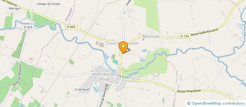 localisation de l'entreprise MAHINA  MOUSTIER