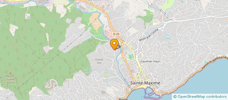 localisation de l'entreprise MAHINA IMMO à SAINTE-MAXIME