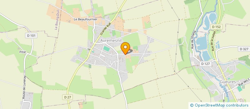 localisation de l'entreprise MAHJ  AVREMESNIL