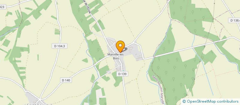 localisation de l'entreprise MAHLIN à SAINT-SAUVEUR-MARVILLE