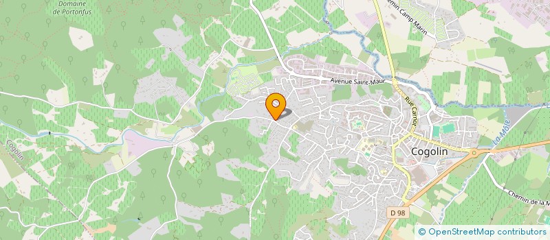 localisation de l'entreprise MAHLMANN GILLET  COGOLIN