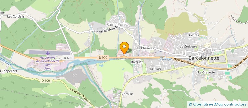 localisation de l'entreprise MAHLOU  SAINT-PONS