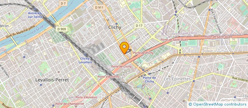 localisation de l'entreprise MAHMOUD TRANSPORTS à CLICHY