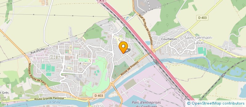 localisation de l'entreprise MAHMOUDI-ETLEC à MONTEREAU-FAULT-YONNE