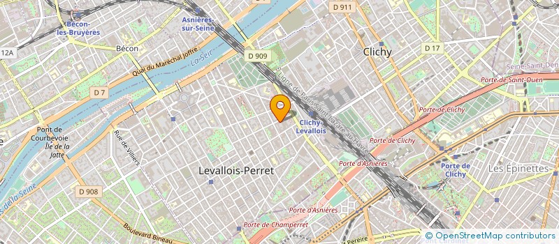 localisation de l'entreprise MAHNE EXPERTISE à LEVALLOIS-PERRET
