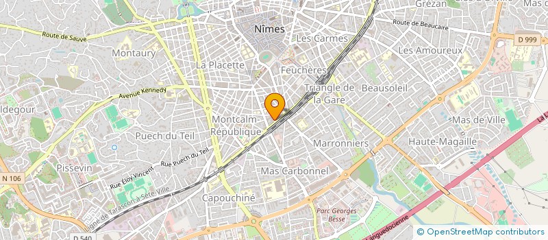 localisation de l'entreprise MAHNOA  NIMES