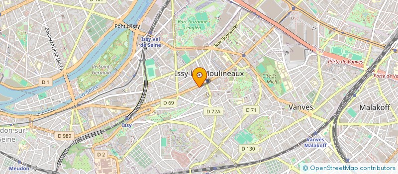 localisation de l'entreprise MAHO à ISSY-LES-MOULINEAUX