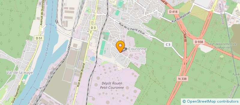 localisation de l'entreprise MAHO BAT  PETIT-COURONNE