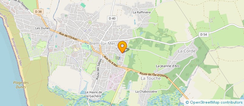localisation de l'entreprise MAHO BEACH à BRETIGNOLLES-SUR-MER