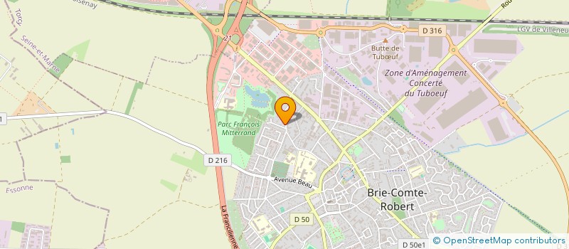 localisation de l'entreprise MAHO PARTNER  BRIE-COMTE-ROBERT