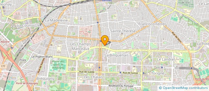 localisation de l'entreprise MAHOCEA  RENNES