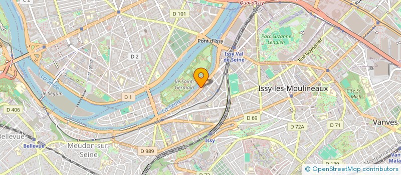 localisation de l'entreprise MAHOLA à ISSY-LES-MOULINEAUX