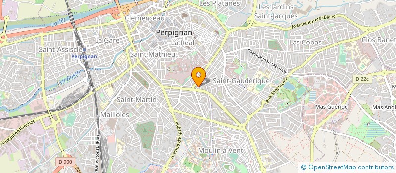 localisation de l'entreprise MAHOLD  PERPIGNAN