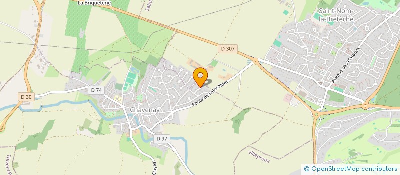 localisation de l'entreprise MAHONIAS  CHAVENAY