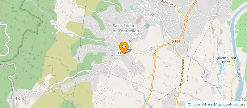 localisation de l'entreprise MAHONY  SAINT-ETIENNE-DE-FONTBELLON