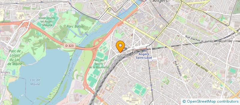 localisation de l'entreprise MAHOT CYRIL à ANGERS