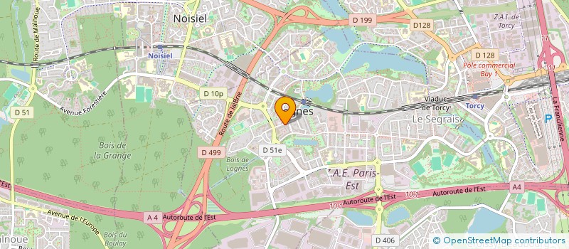 localisation de l'entreprise MAHOU PRESTIGE à LOGNES