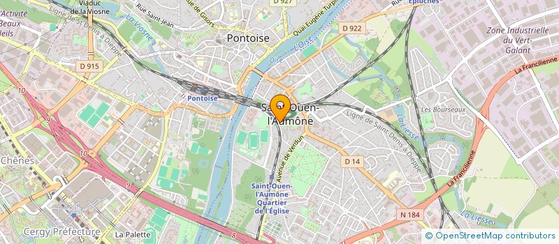 localisation de l'entreprise MAHOUCHE  SAINT-OUEN-L'AUMONE