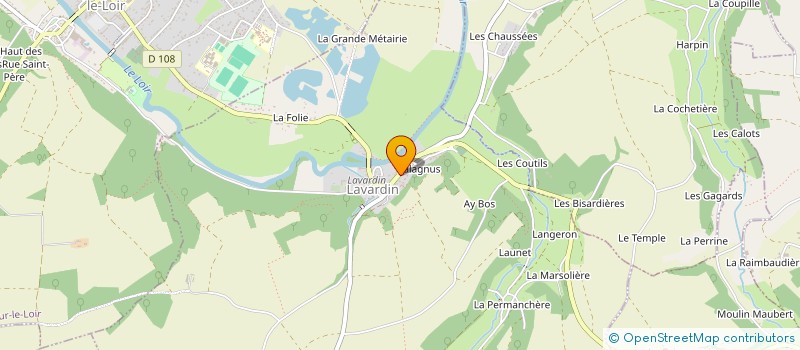 localisation de l'entreprise MAHOUDEAU-LAVARDIN  LAVARDIN