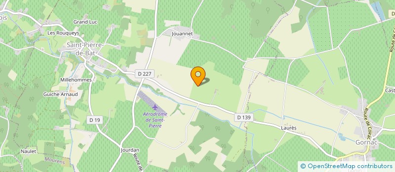 localisation de l'entreprise MAHOURAT  SAINT-PIERRE-DE-BAT