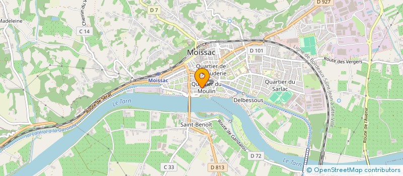 localisation de l'entreprise MAHPH26  MOISSAC