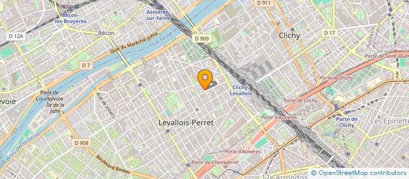 localisation de l'entreprise MAHRES à LEVALLOIS-PERRET