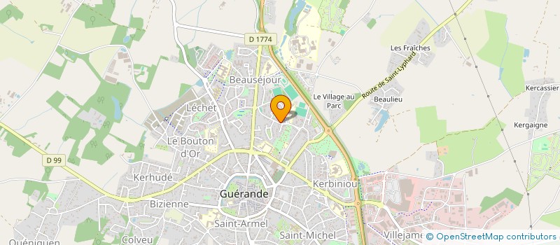 localisation de l'entreprise MAHRES  GUERANDE