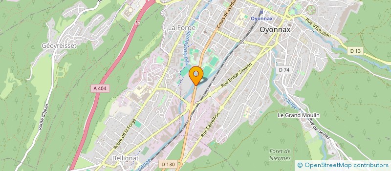 localisation de l'entreprise MAHREZ à OYONNAX