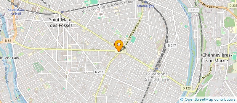 localisation de l'entreprise MAHRS à SAINT-MAUR-DES-FOSSES