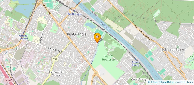 localisation de l'entreprise MAHS CONSEIL à RIS-ORANGIS